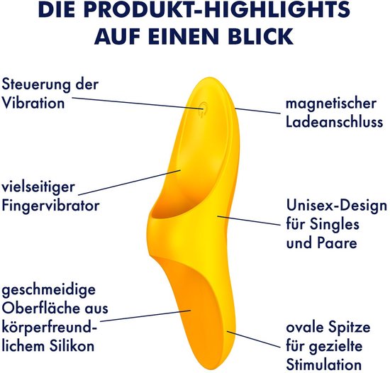 Doigt Vibromasseur Teaser Satisfyer Blauw