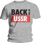 The Beatles Heren Tshirt -2XL- Back In The USSR Grijs