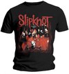 Slipknot - Band Frame Heren T-shirt - M - Zwart