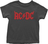 AC/DC Kinder Tshirt -Kids tm 4 jaar- Horns Zwart