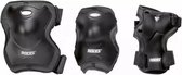 skatebeschermingsset Super unisex zwart maat L 6-delig
