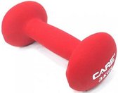 dumbellset Care 3 kg neopreen rood 2 stuks