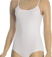 OTS Bodysuit dames, 96% Katoen en 4% Elastan - Wit, XL