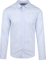 Scotch and Soda - Slim-Fit Overhemd Blauw - XL - Heren - Slim-fit