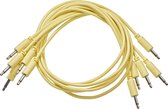 Black Market Modular Patch Cables 500mm Yellow (5-Pack) - Patchkabel