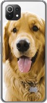 Geschikt voor Xiaomi 11T hoesje - Portret van een super mooie Golden Retriever - Siliconen Telefoonhoesje