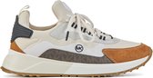 Michael Kors Sneakers Dames - Lage sneakers / Damesschoenen - Leer - Theo Sport logo     -  Wit combi - Maat 39