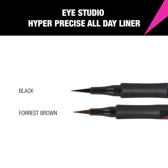 Maybelline New York Hyper Precise All Day Liner 001 Forest Brown Liquid Eyeliner - Maybelline