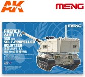 French Auf1 Ta 155Mm Self-Propelled Howitzer - Scale 1/35 - Meng Models - MM TS-024