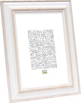 Deknudt Frames fotolijst S221H1 - wit met naturel accent - 13x18 cm