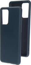 Samsung Galaxy A52 Hoesje - Mobiparts - Serie - Siliconen Backcover - Blueberry Blue - Hoesje Geschikt Voor Samsung Galaxy A52