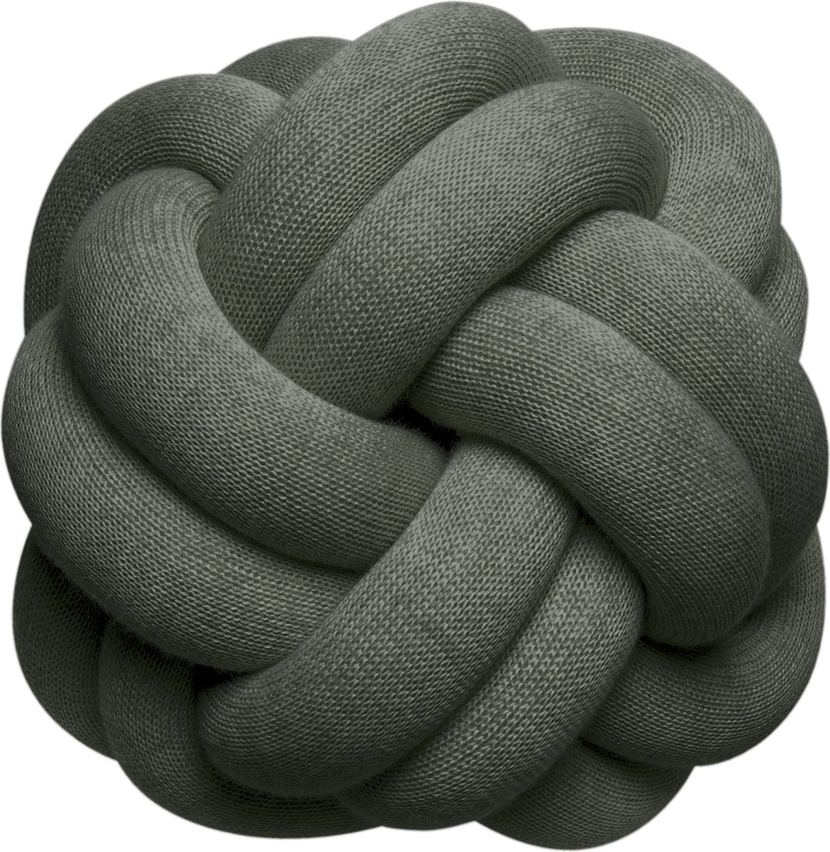 DESIGN HOUSE STOCKHOLM - KNOT kussen Forest Green - Ø30cm