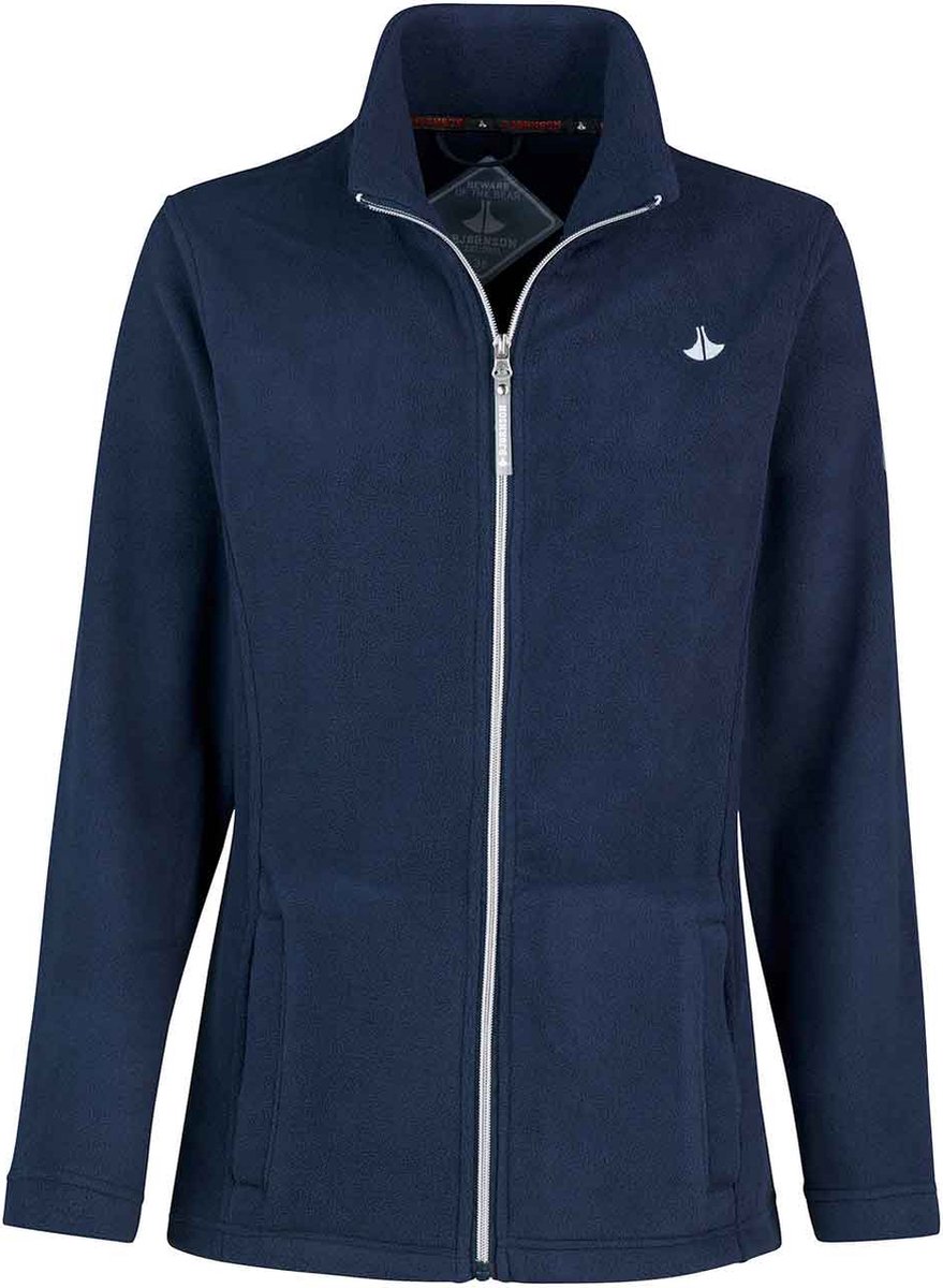 BJØRNSON Jenna Fleece Vest 4 Seizoenen Dames - Rits - Maat 36 - Donkerblauw