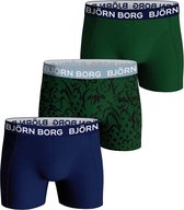 Bjorn Borg boxershort jongen Blue Leaves 3-pack maat 176