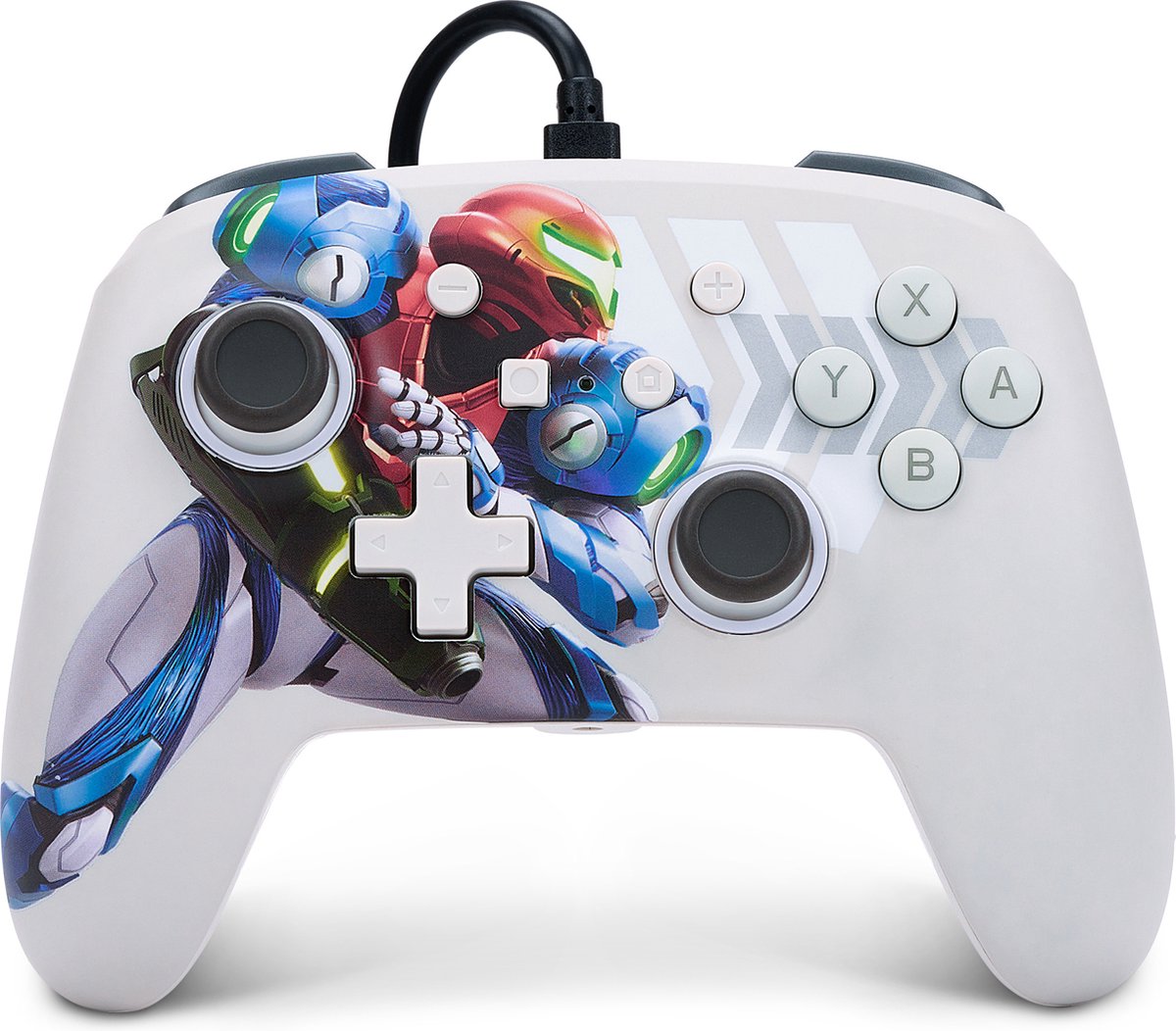 PowerA Geavanceerde Bedrade Controller - Geschikt voor Nintendo Switch - Metroid Dread