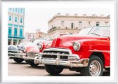 Poster Met Metaal Zilveren Lijst - Havana Auto's Poster