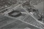 Walljar - De Kuip '37 - Zwart wit poster met lijst