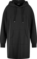 SAMOON Dames Lange hoodie met zijsplitten