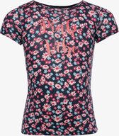 TwoDay meisjes T-shirt met bloemenprint - Blauw - Maat 122/128