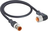 Lutronic 1162 Sensor/actuator aansluitkabel M12 Aantal polen: 4 Stekker, recht, Bus, haaks 5.00 m 1 stuk(s)