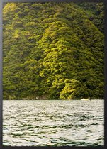 Poster Met Zwarte Lijst - Lake Atitlan Poster