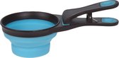 voerschep 473 ml siliconen blauw/zwart