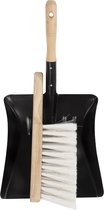 Talen Tools - Pelle à poussière et porte-poussière - Zwart avec pelle à poussière blanche - Métal et bois