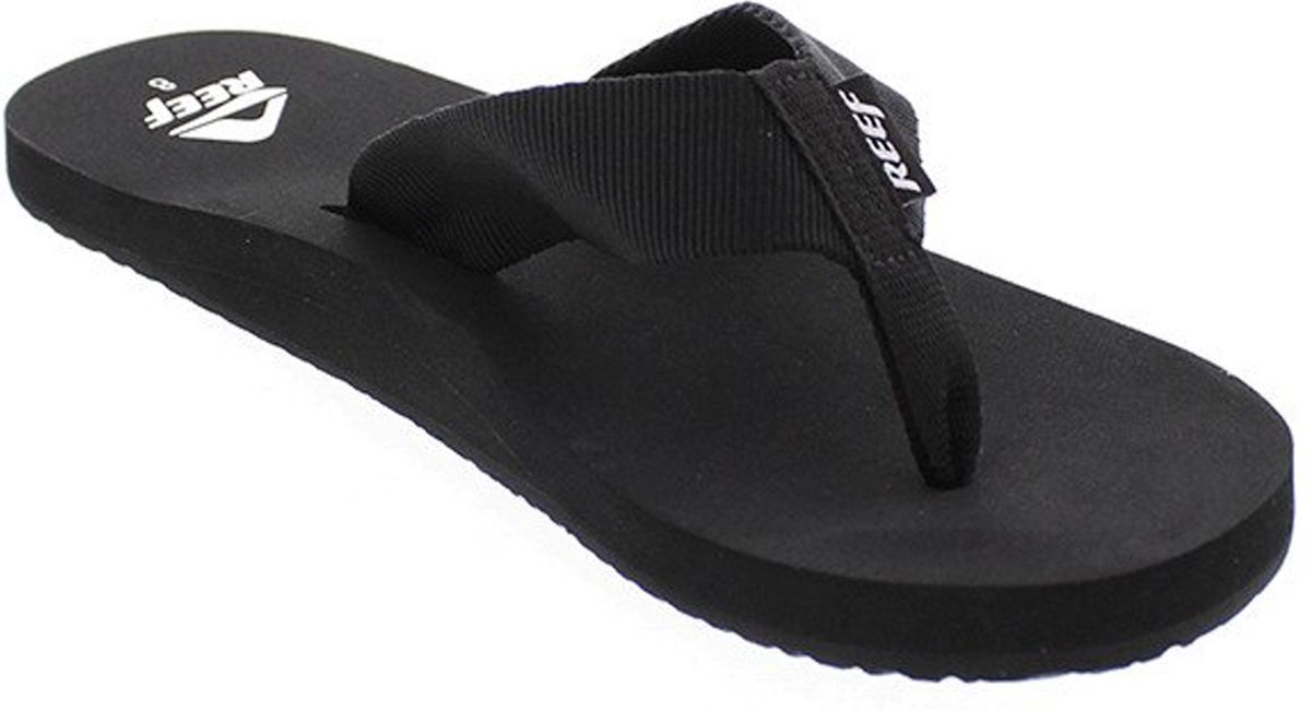 REEF Smoothy teenslippers zwart - Maat 45 | bol.com