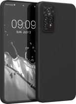 kwmobile telefoonhoesje geschikt voor Xiaomi Redmi Note 11 Pro / Note 11 Pro (5G) / Note 12 Pro (4G) - Hoesje voor smartphone - Back cover in mat zwart