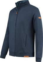 Travelin' Outdoor Vest Smedby - Heren Sweatvest - Navy blauw - Maat XXL