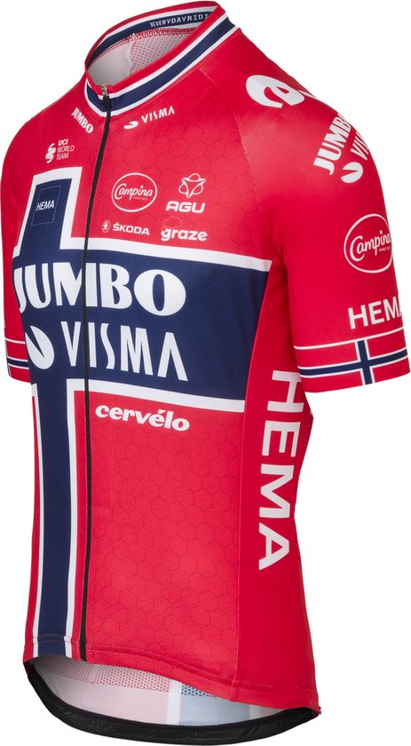AGU Replica Noorwegen Champion Fietsshirt Team Jumbo Visma Geel XXXL bol