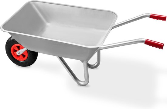 Stal-kruiwagen met 2 wielen, inhoud 160 liter