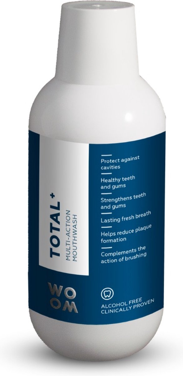 Woom mondwater Total+ 500ml.