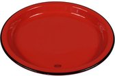 eetbord Large 27 cm keramiek rood