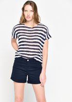 LOLALIZA Short - Marine Blauw - Maat 46