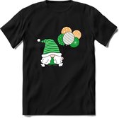 Kerstkabouter Buddy Kerst T-shirt | Groen | Jongens / Meisjes | Grappige Foute kersttrui Shirt Cadeau | Kindershirt | Leuke Elf, Rendier, Kerstboom en Kerstballen Ontwerpen. Maat 1