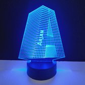 3D LED Lamp - Letter Met Naam - Arjan