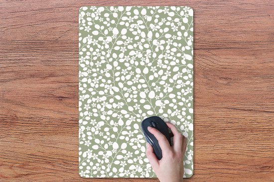 Bureau onderlegger 40x60 cm - Muismat Bloemen - Patronen - Planten - Bureaulegger xl - Desk mat beschermer - Computer muismatten