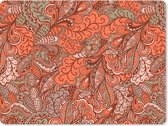 Bureau onderlegger 40x30 cm - Muismat Vintage - Flora - Patronen - Bureaulegger xl - Desk mat beschermer - Computer muismatten