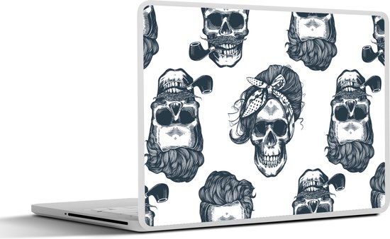 Foto: Laptop sticker 15 6 inch puber skull bandana patronen 36x27 5cm laptopstickers laptop skin cover