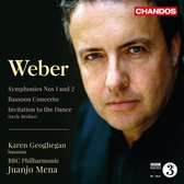 Karen Geoghegan, BBC Philharmonic, Juanjo Mena - Weber: Invitation To The Dance/Symphony Nos. 1 & 2 (2 CD)