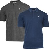 Donnay Polo 2-Pack - Sportpolo - Heren - Maat XL - Charcoal & Navy (1397)