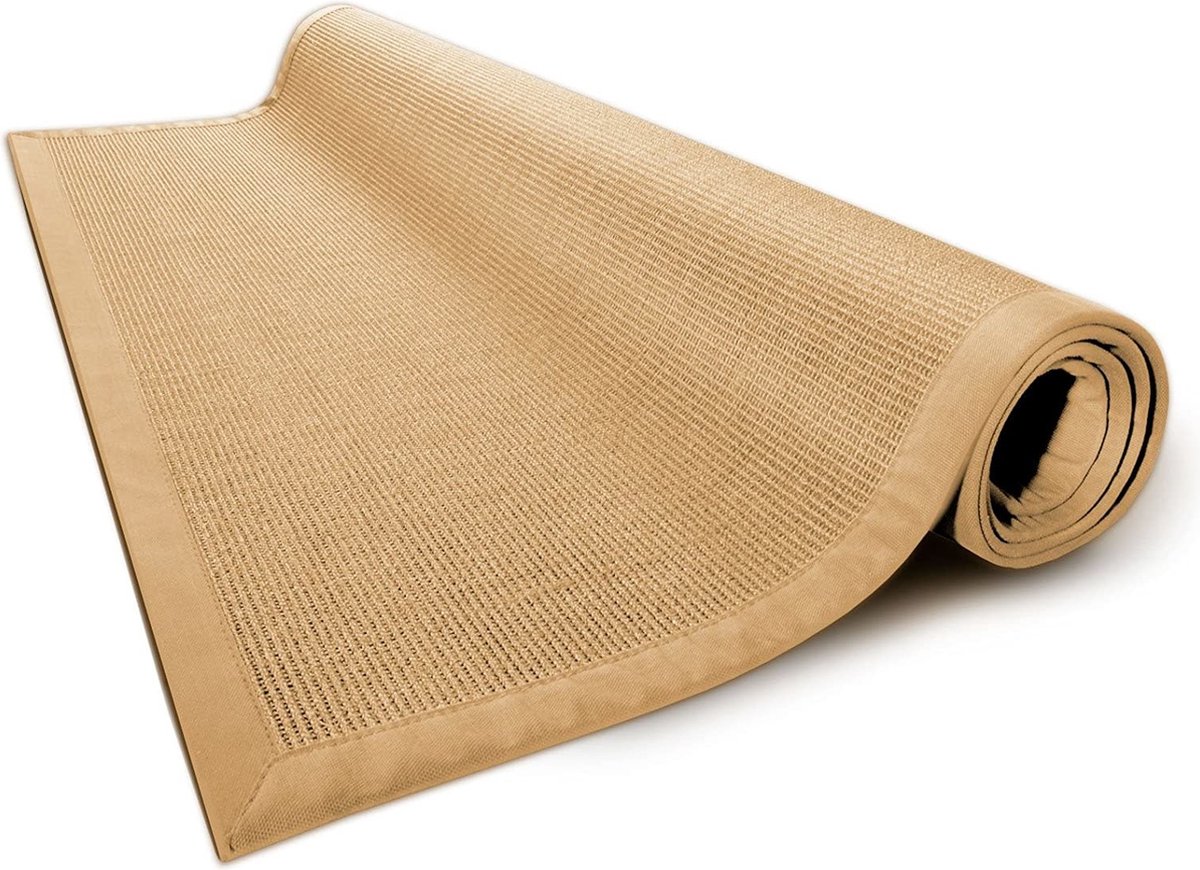 Fine Asianliving Oosters Vloerkleed Handgemaakt Naturel Bamboe Anti-slip L180xB120cm