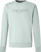 Hackett - Trui Logo Groen - L - Slim-fit