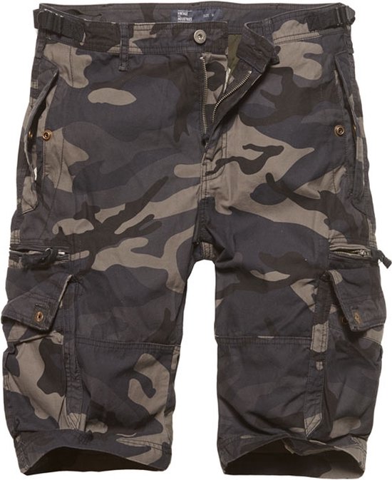 Vintage industries Heren Short XXL Gandor dark camo