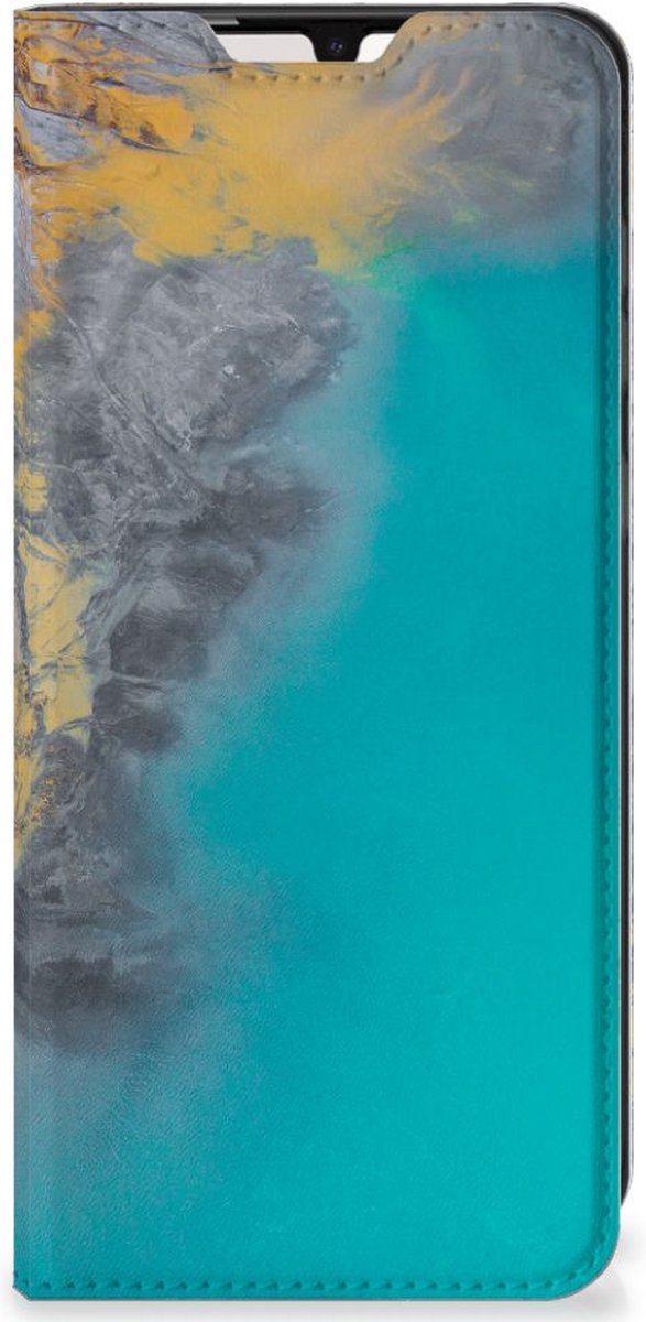 Samsung Galaxy A33 5G Standcase Marble Blue Gold