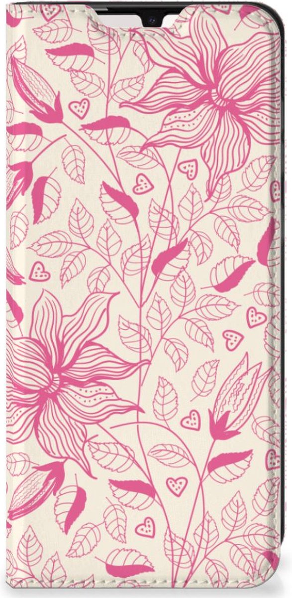 Samsung Galaxy A33 5G Smart Cover Pink Flowers