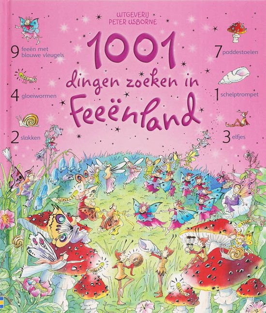Cover van het boek '1001 dingen zoeken in Feenland' van Gillian Doherty en Teri Gower
