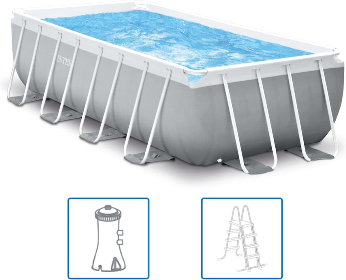 Afbeelding van product Intex Zwembad Prism Frame - 400 x 200 x 100 cm