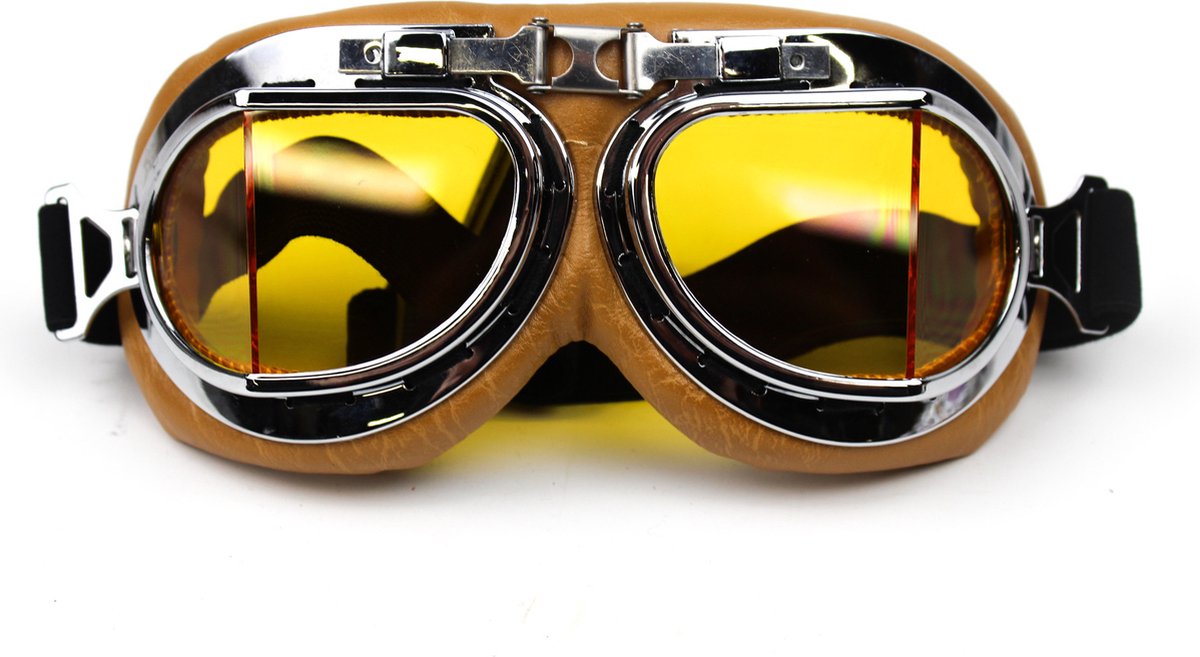 CRG Crème pilotenbril | Geel glas